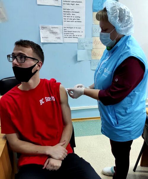 Баскетболисты получили первую дозу