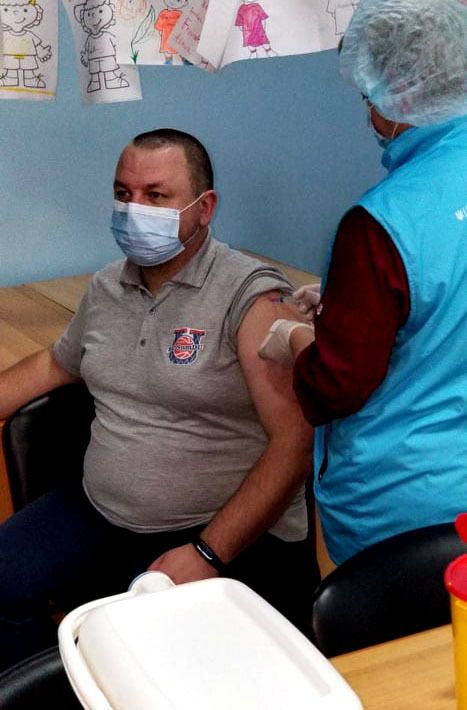 Тренерский штаб команды тоже вакцинировался