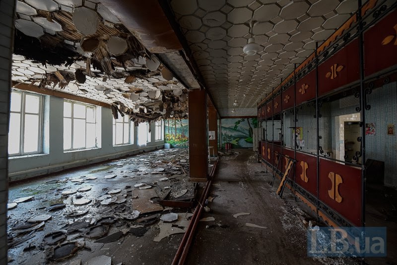 Колишня їдальня на шахті Північна