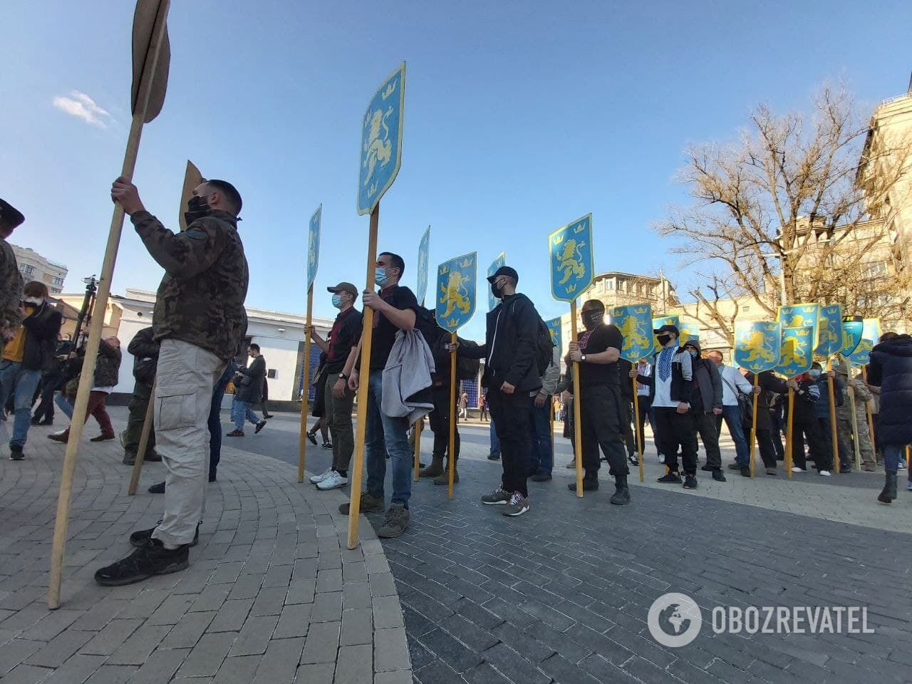 Марш в честь дня создания дивизии "Галичина".