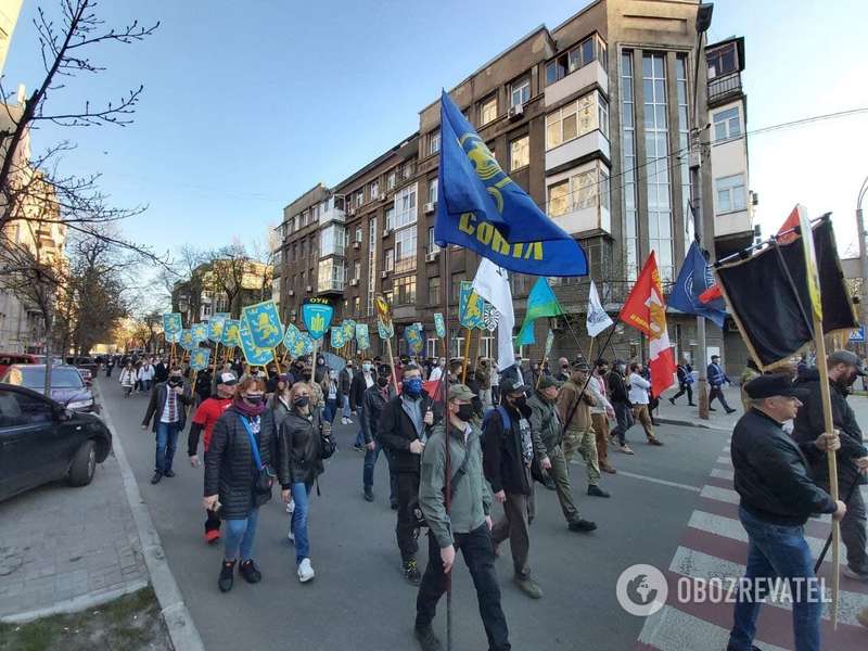 Марш в честь дня создания дивизии "Галичина".