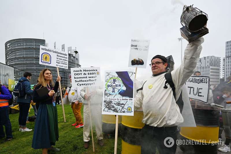 Фермеры вышли на протест в Страсбурге. dqxikeidqxidqrant