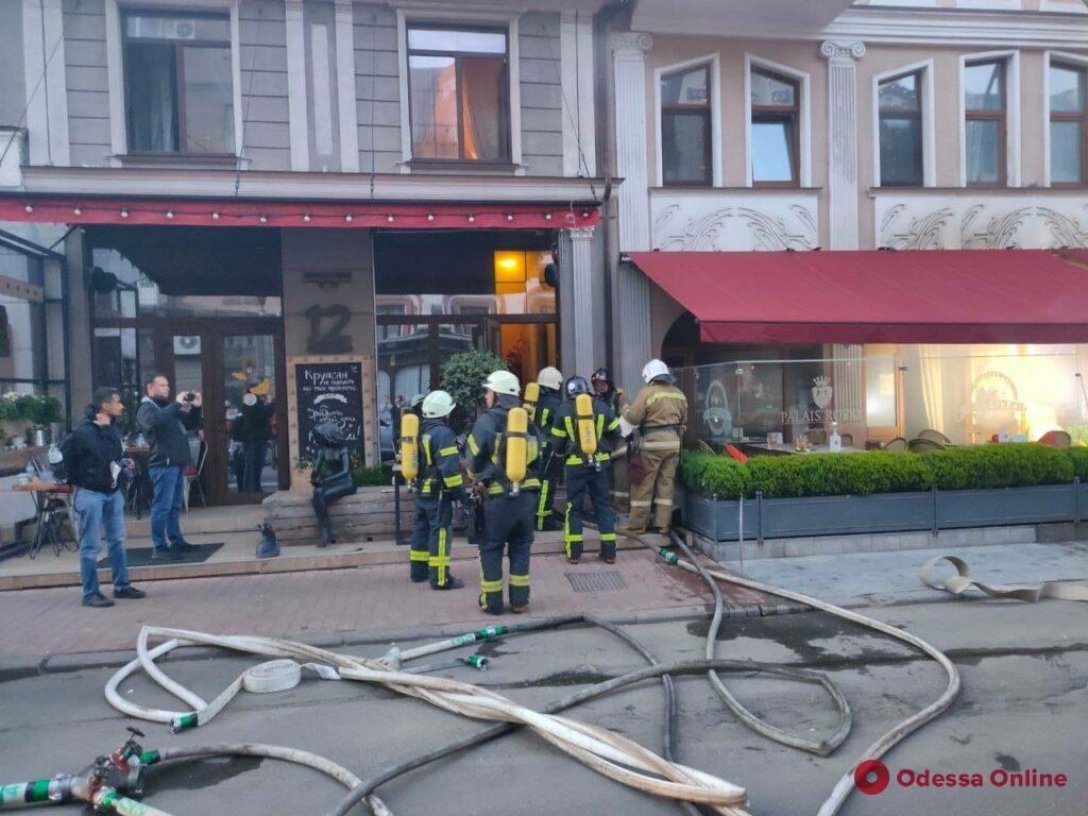 Пожар, Одесса, ресторан  dqxikeidqxidqrant
