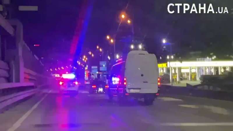 Колонна машин