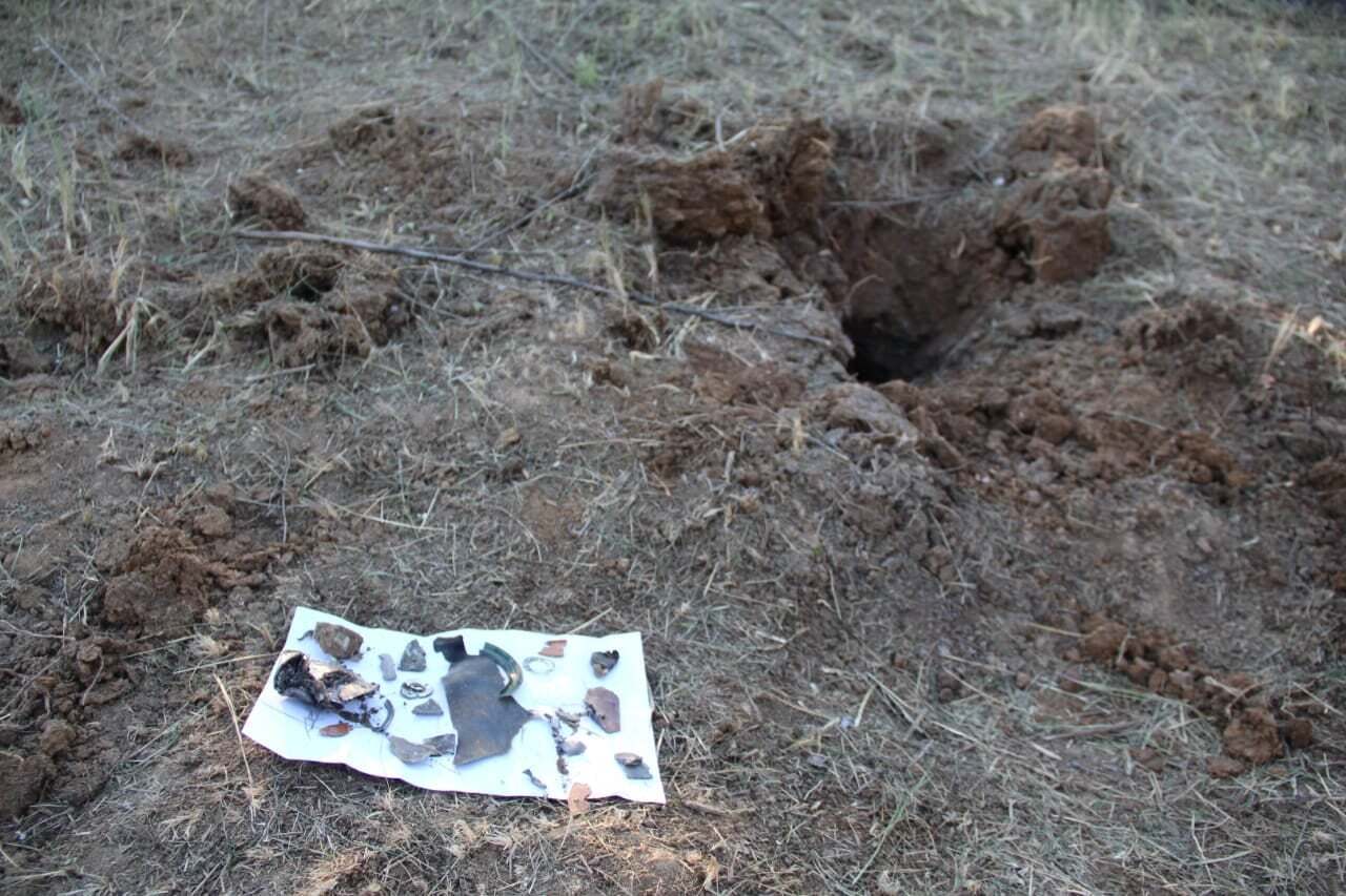 След от взрыва