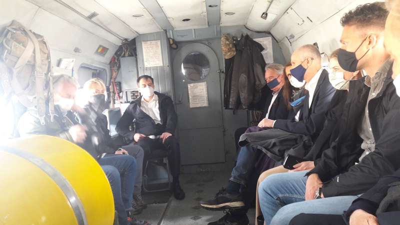 На Луганщину приехали главы МИД Нидерландов, Бельгии и Люксембурга