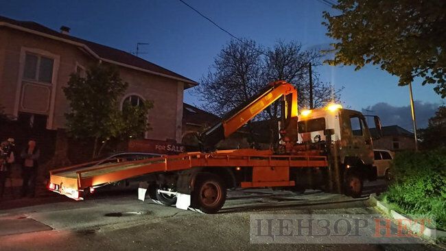 На место вызвали эвакуатор.