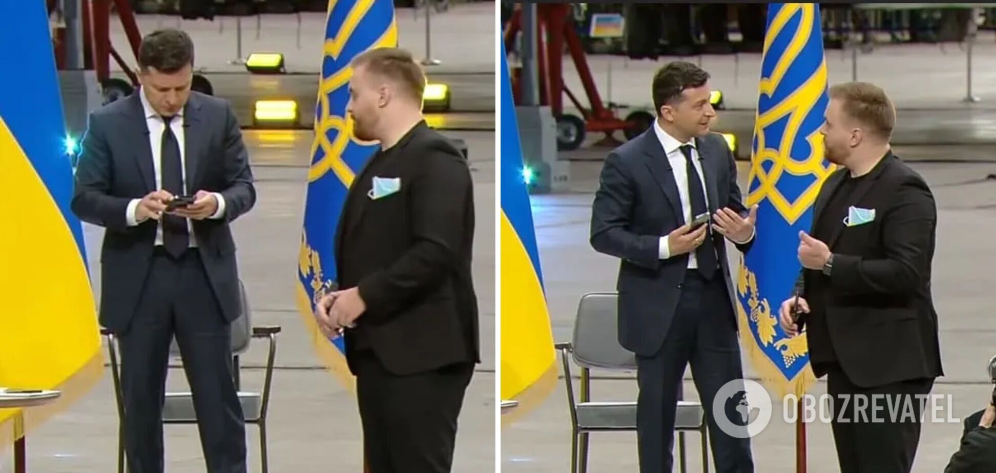 Зеленский показал в телефоне переписку с Дугарь dqxikeidqxidqrant