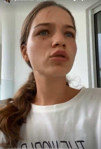 Женщина рассказывает, что Юлия ударила первой