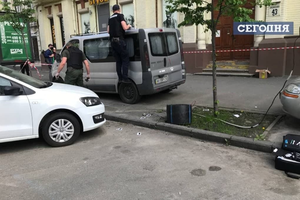 Полиция на месте происшествия.