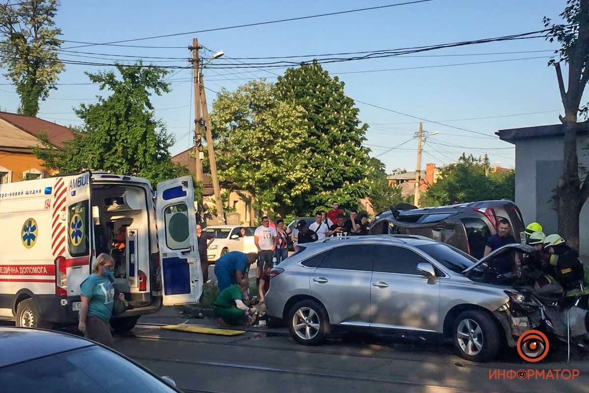 Также пострадал водитель Lexus.