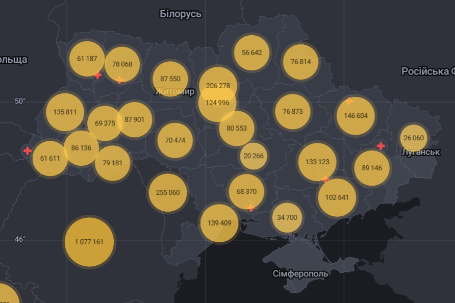 Распространение коронавируса в Украине. dqxikeidqxidqrant