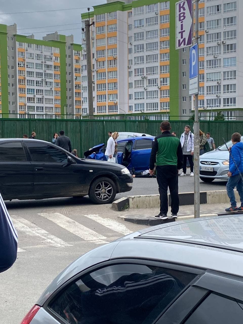 Столкнулись три автомобиля