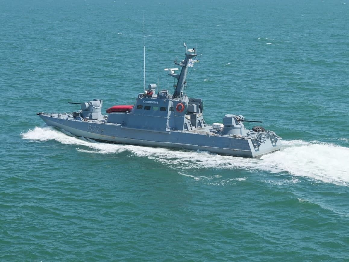 Морская часть учений ВСУ вблизи Крыма