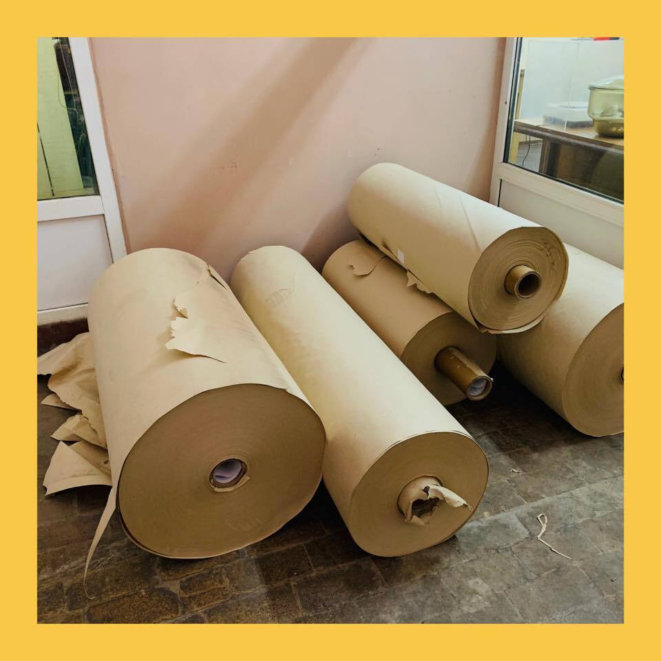 Бумага из опавших листьев