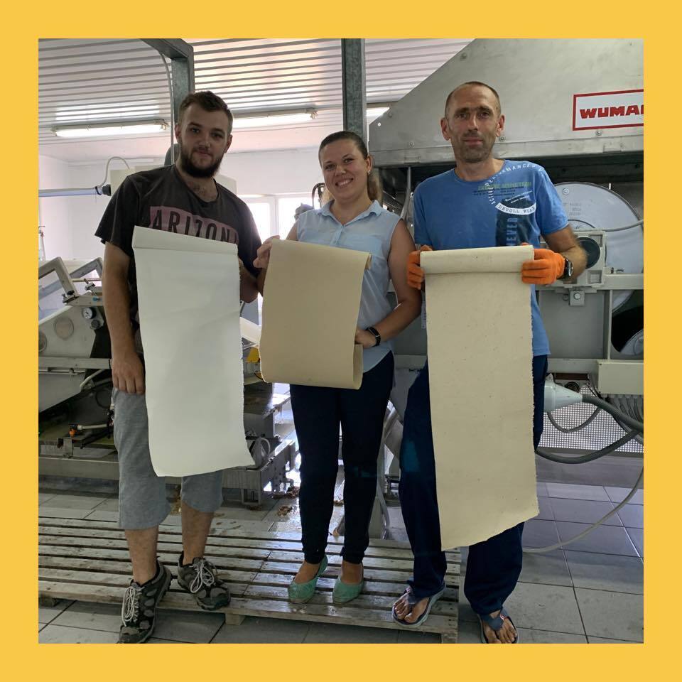 Реализовать идею помог Житомирский картонный комбинат