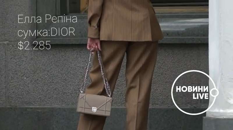 Элла Репина пришла в Верховную Раду с сумкой за 62 тыс. гривен