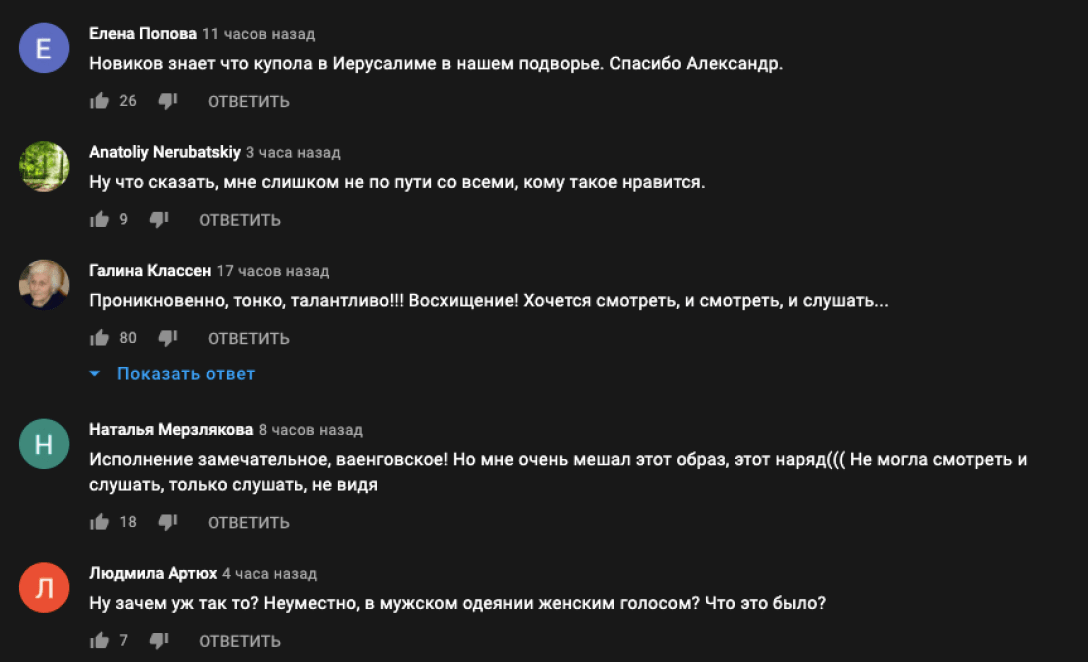 елена ваенга, комментарии, youtube dqxikeidqxidqrant