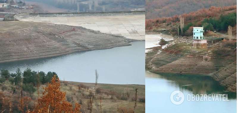 В 2020 году Изобильненское водохранилище обмелело
