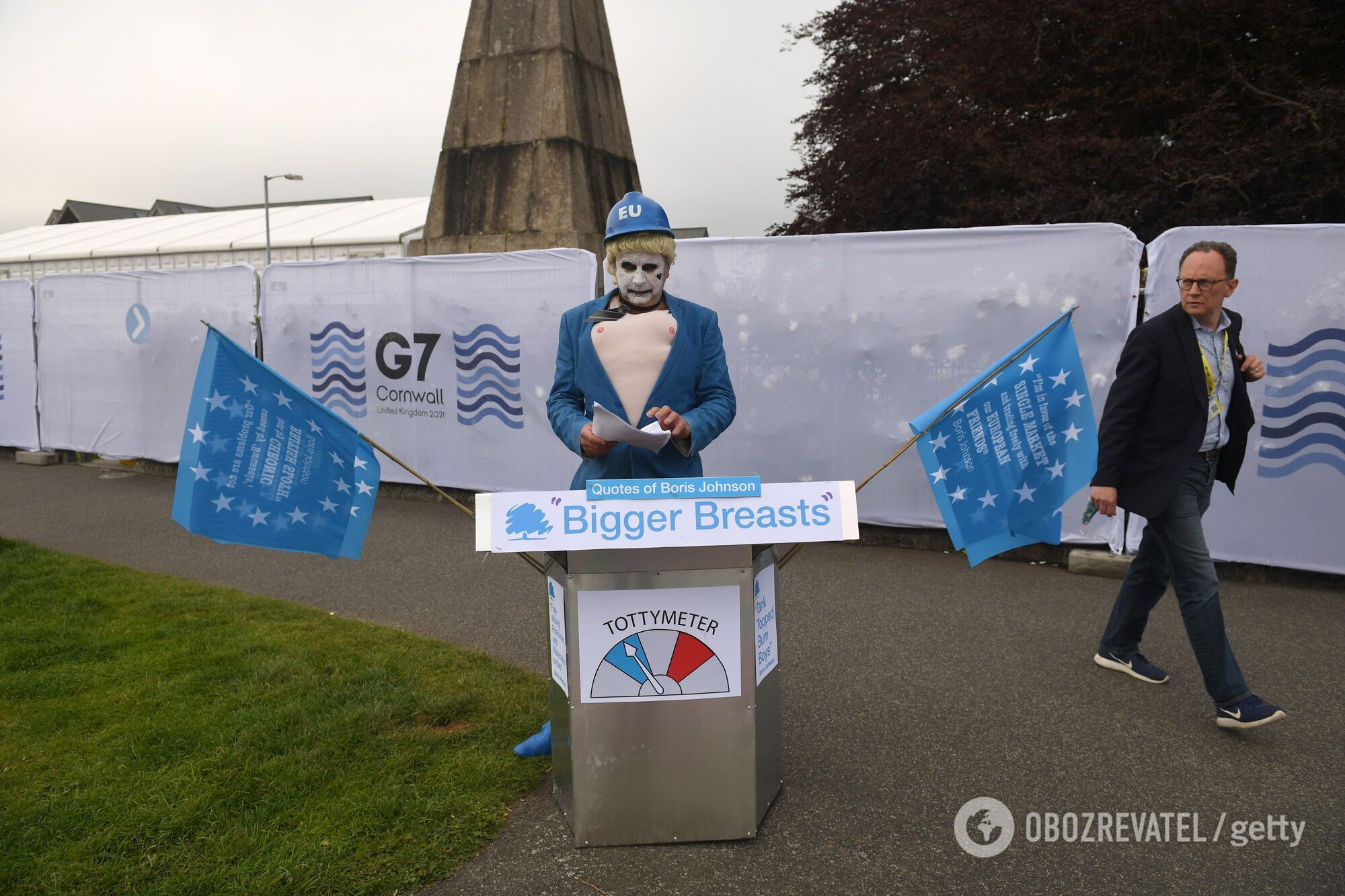 Акция протеста перед саммитом