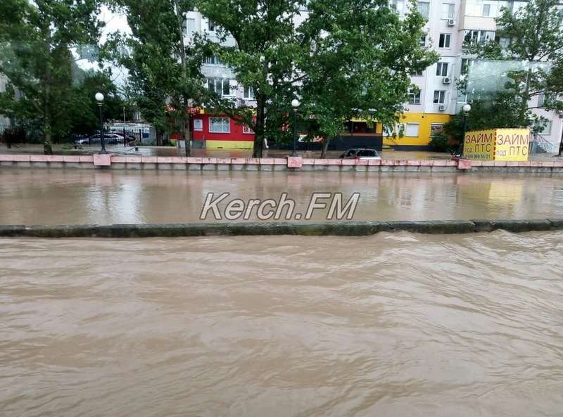 Речка Мелек-Чесме вышла из берегов