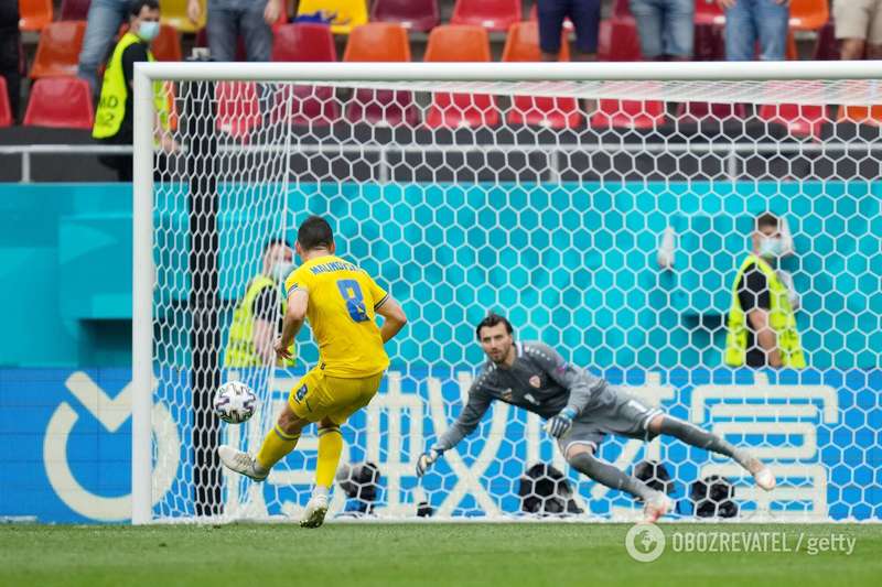 Малиновский не смог пробить вратаря македонцев с пенальти