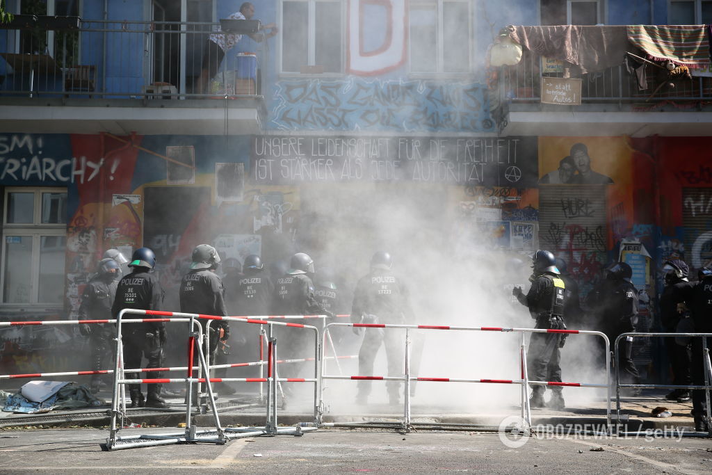 Столкновения в Берлине.