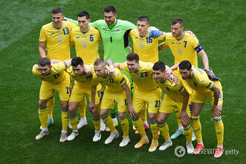 Сборная Украины по футболу.