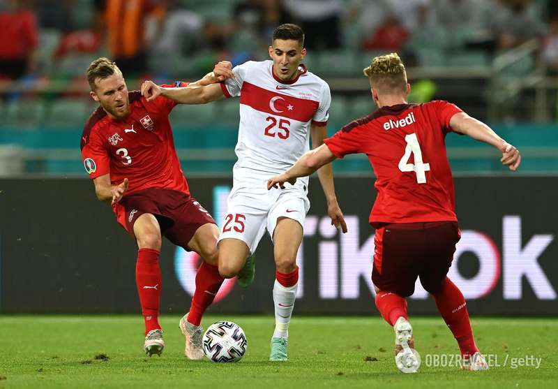 Турция проиграла Швейцарии