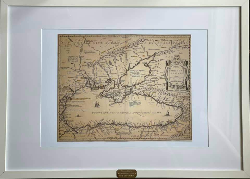 Принт першої у світі британської карти Чорного моря dqxikeidqxidqeant