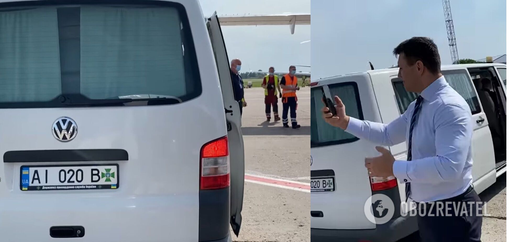 Тищенко подвезли к борту на авто Госпогранслужбы dqxikeidqxidqrant