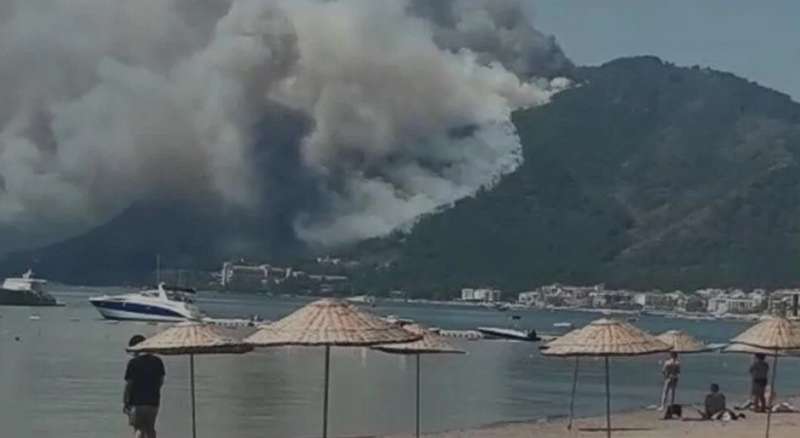 Пожар в Мармарисе