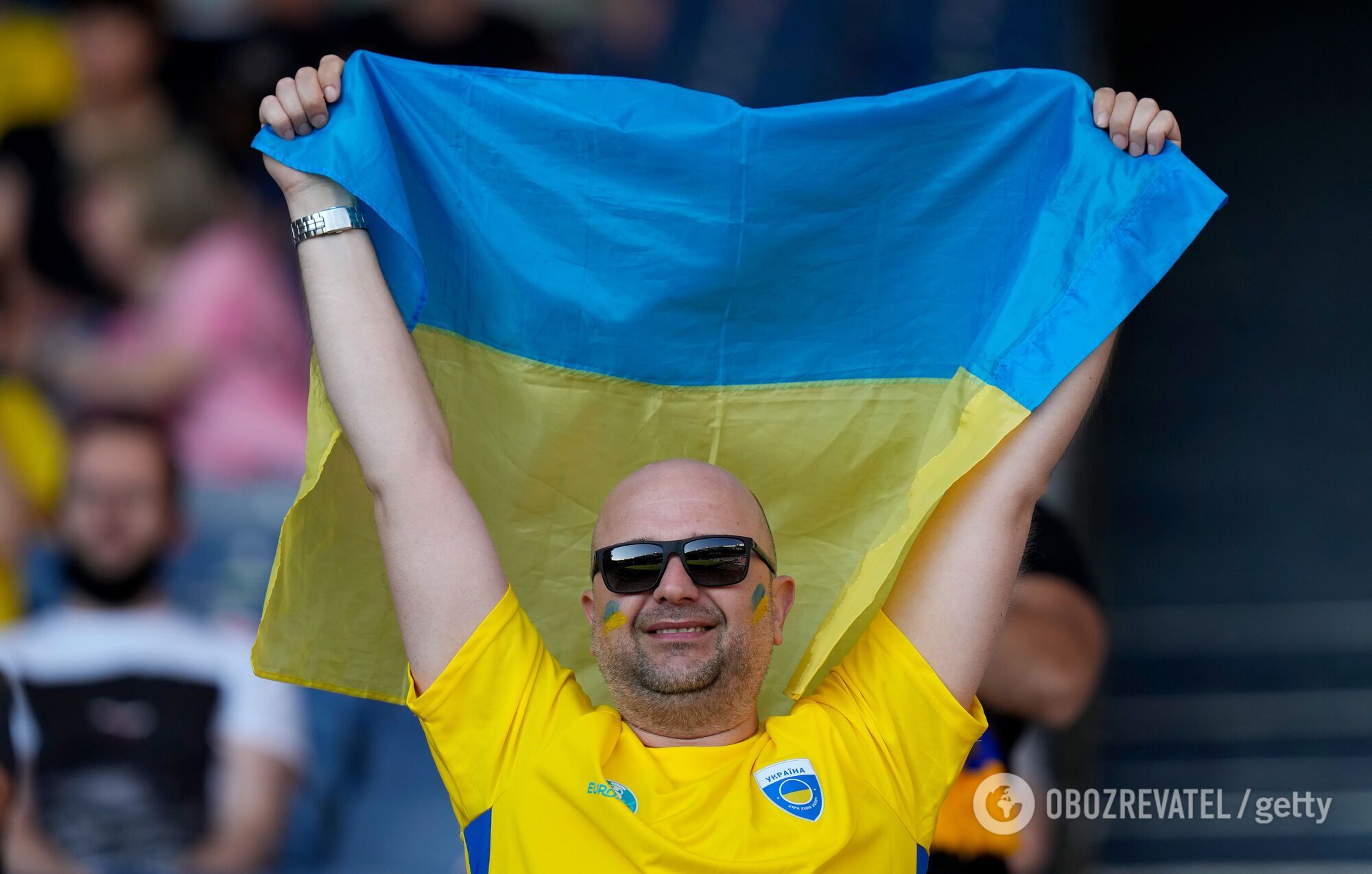 Болельщик сборной Украины в Глазго dqxikeidqxidqrant