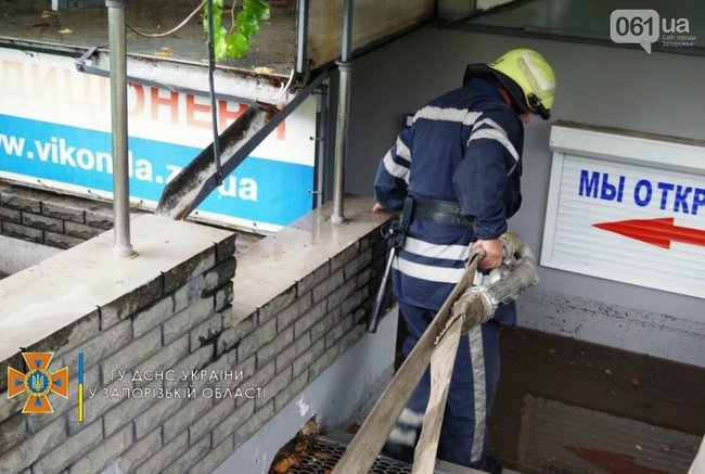 Непогода в Запорожье: буря повалила деревья, ливни затопили улицы 04 Непогода в Запорожье: буря повалила деревья, ливни затопили улицы 04