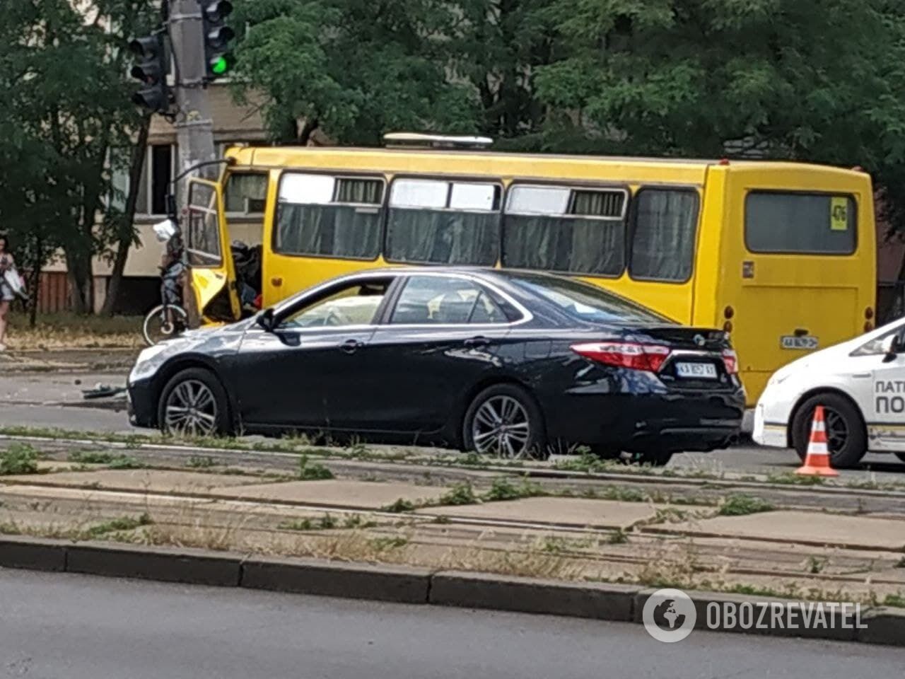 ДТП с маршрутным такси