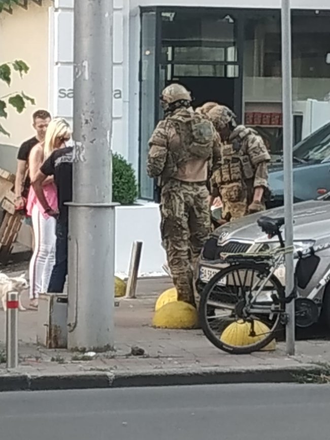 Антитеррористические учения в синагоге Бродского в Киеве 03