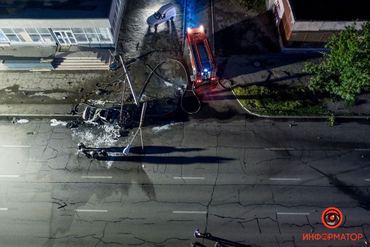 Смертельная авария в Днепре.