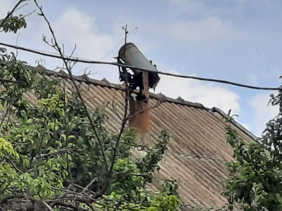 В Одесской области молния ударила в жилой дом. Фото: facebook.com/dgon.mihaylov dqxikeidqxidqeant