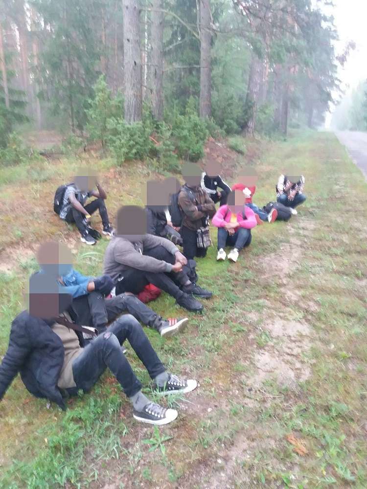 В Литве пограничники открыли огонь из-за мигрантов со стороны Беларуси. Фото: pasienis.lt dqxikeidqxidqeant