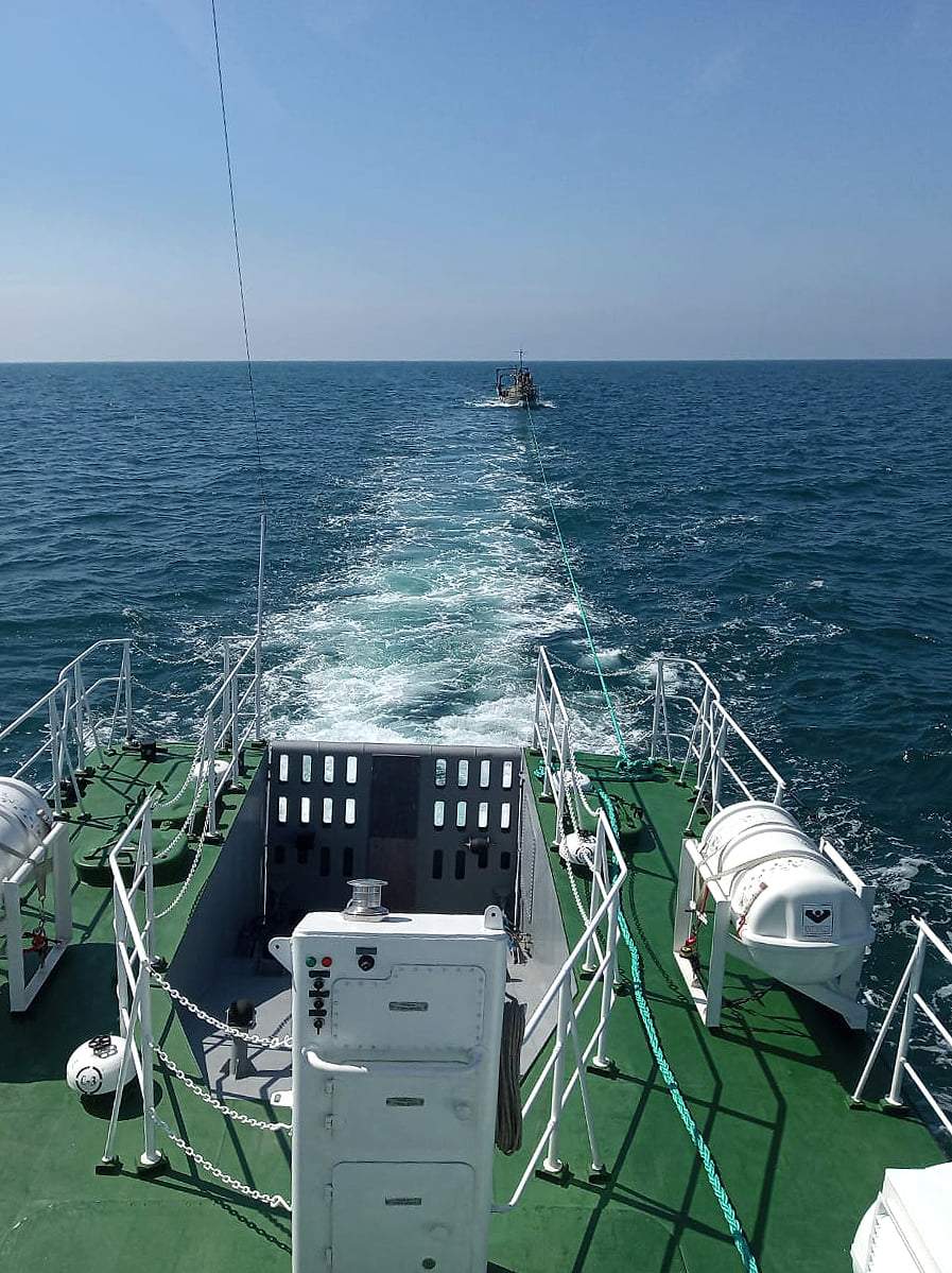 Рибалок з українського риболовецького судна вдалося врятувати Рибалок з українського риболовецького судна вдалося врятувати