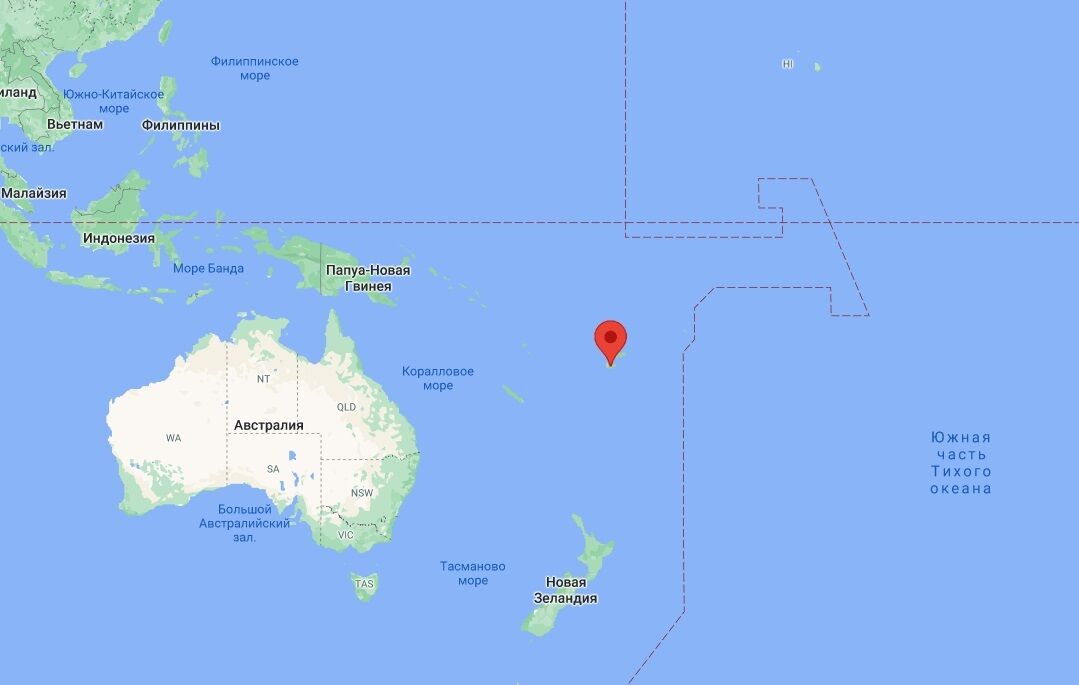 Государство Фиджи в Океании.