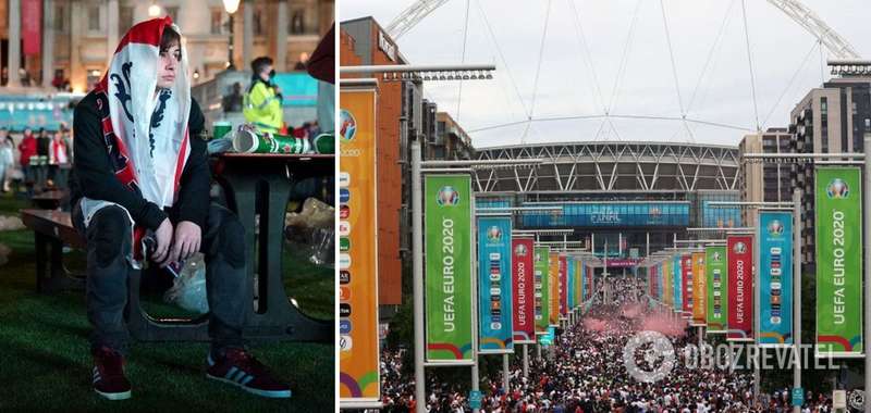 Поражение сборной Англии на Евро-2020 вызвало беспорядки в Лондоне