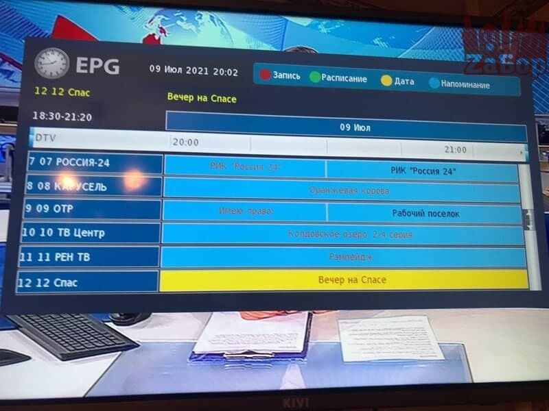 Российские каналы по ТВ на Азовском море