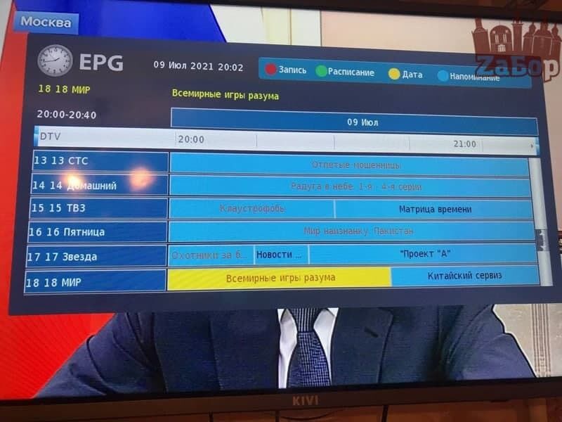 Российские каналы на украинском ТВ