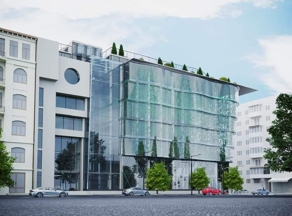 Такой проект здания предлагает застройщик