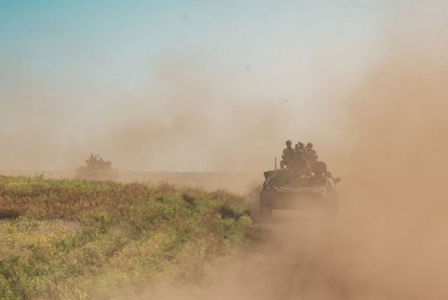Гвардейское подразделение противовоздушной обороны провело учения под Мариуполем 01 dqxikeidqxidqeant