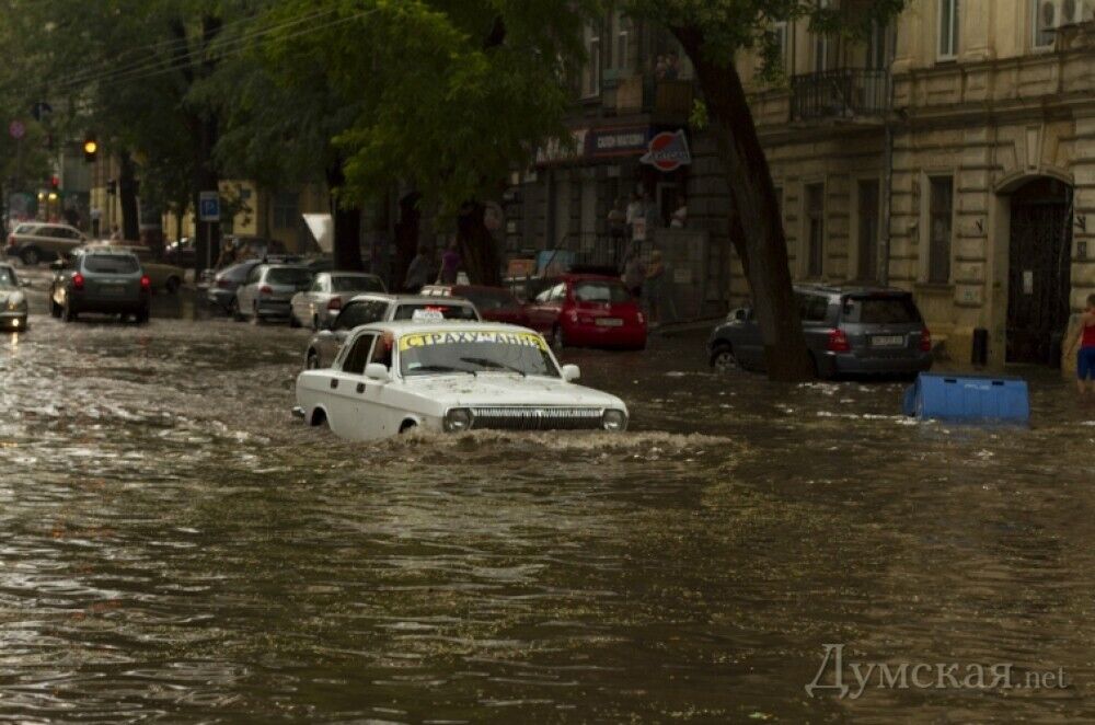 Потопы в Одессе происходят регулярно.
