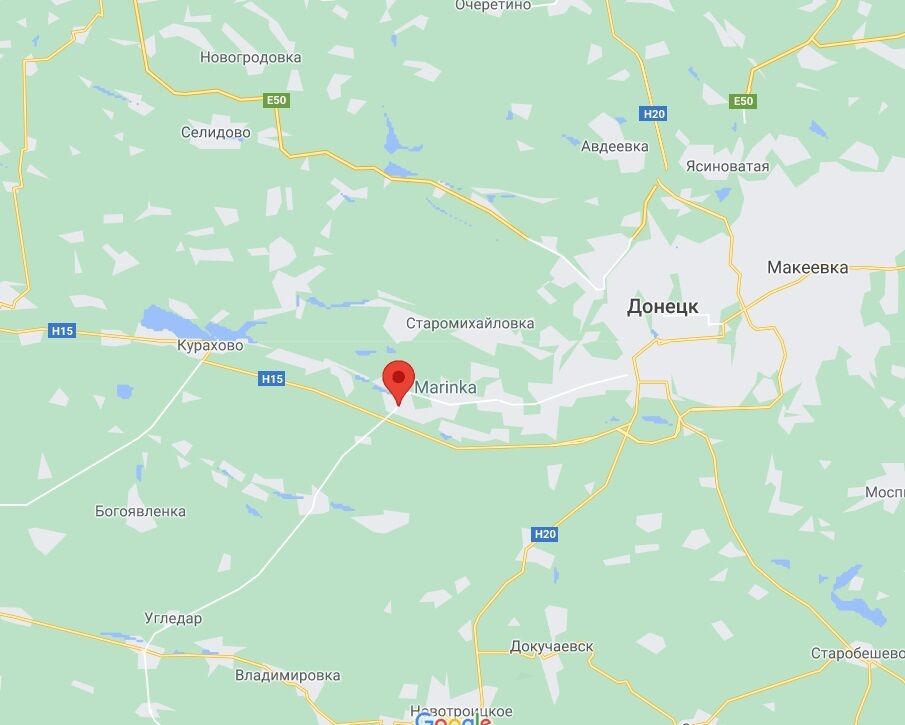 В Марьинке ранен мирный житель. dqxikeidqxidqeant