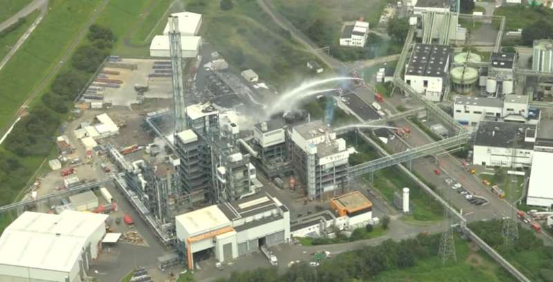 Ліквідація пожежі в Німеччині