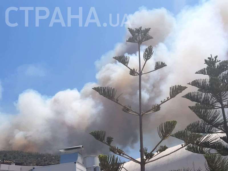 Пожары в Бодруме